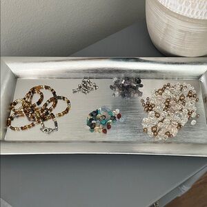 Crafters Bundle Silver, Crystals, Gold for Jewelry Crafting Upcycle